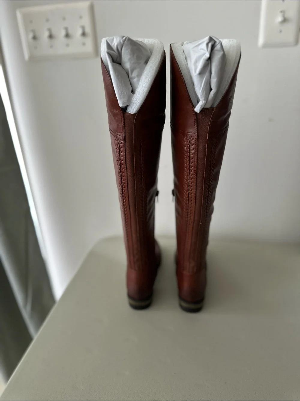 NIB Vince Camuto PEDRA Over the Knee Boots GINGERBREAD OTK 6.5M